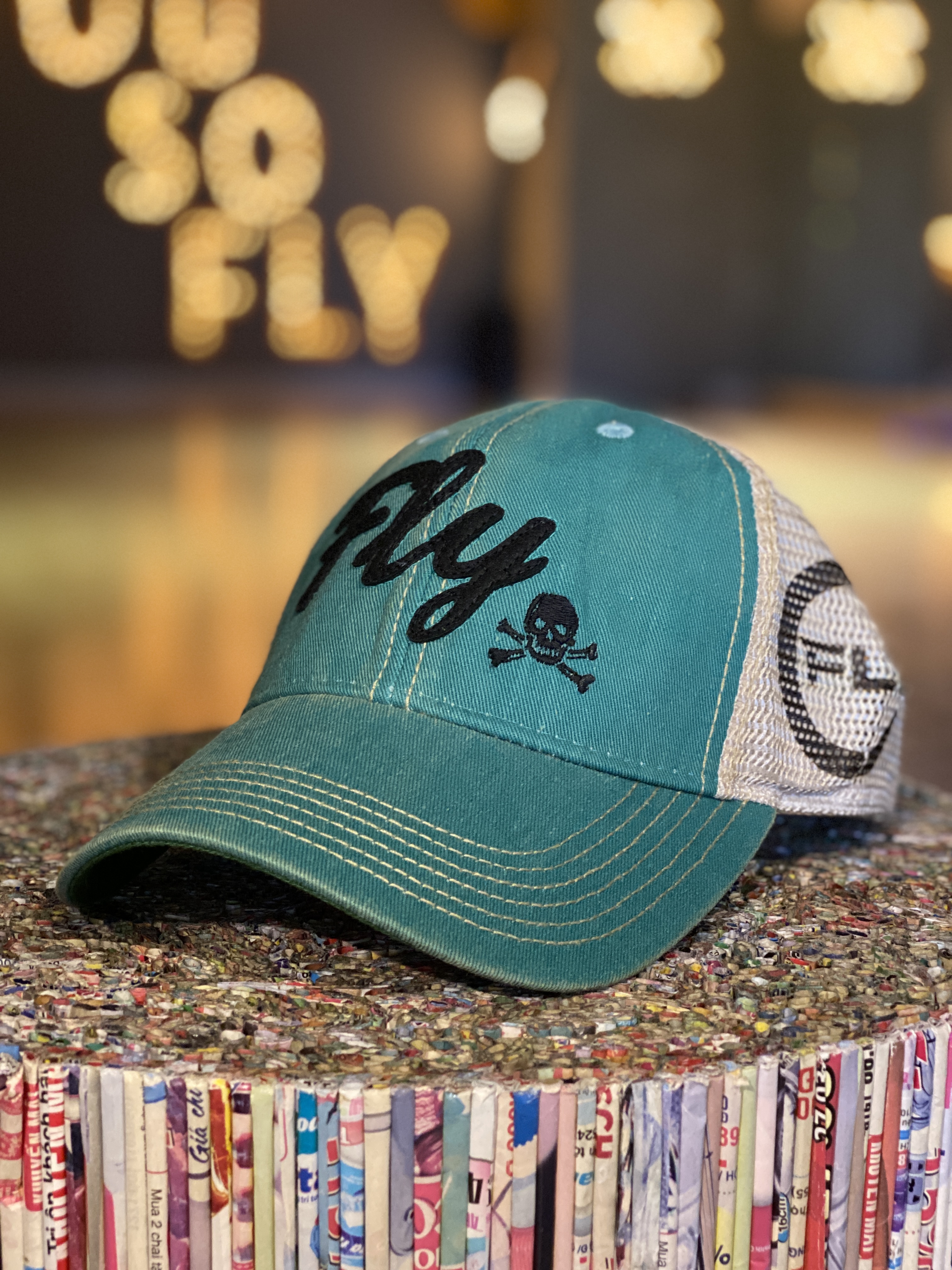 Legacy Women"s Fly Script Hat Aqua
