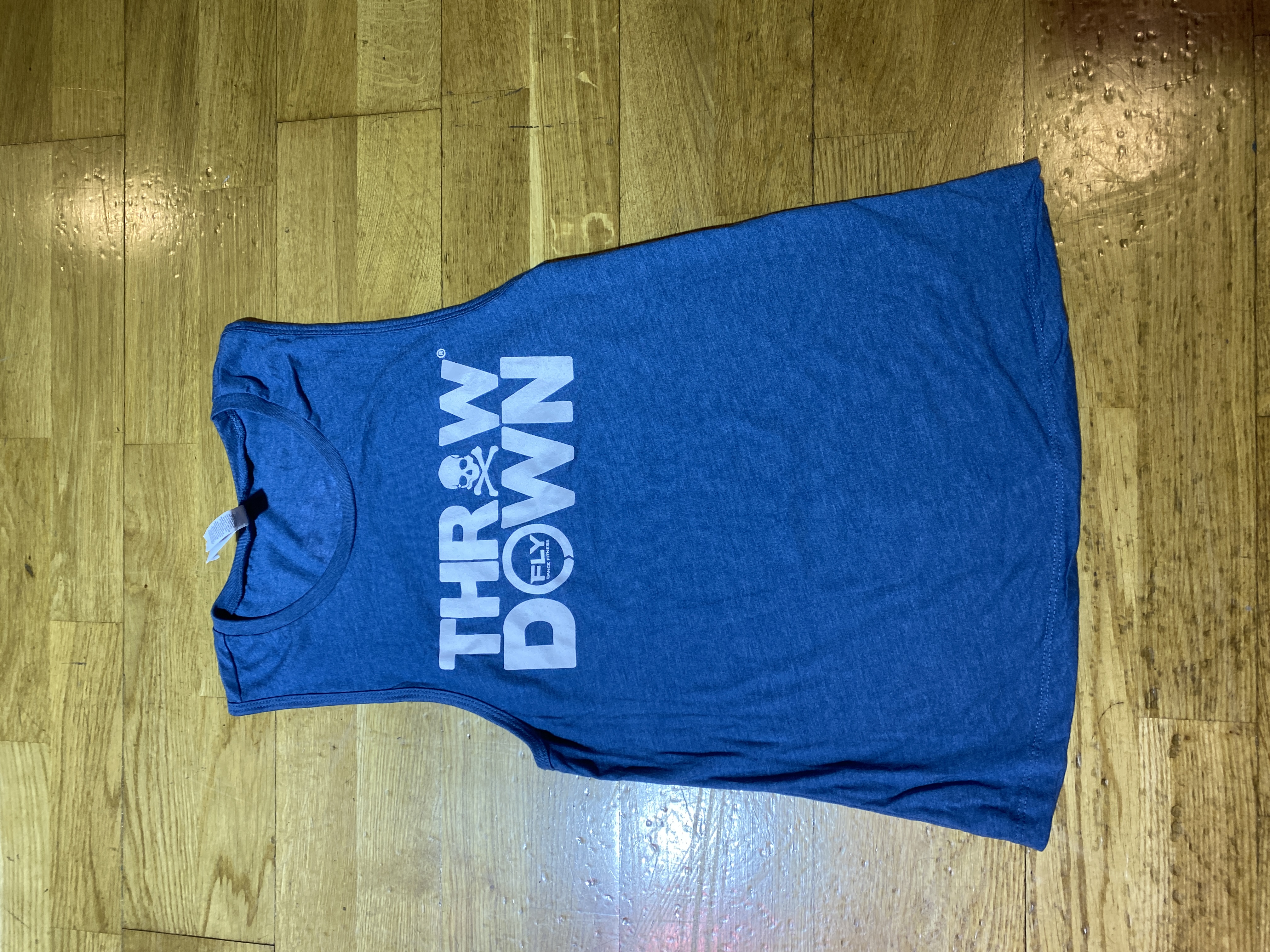 Bella & Canvas Deep Teal Throw Down Muscle Tank