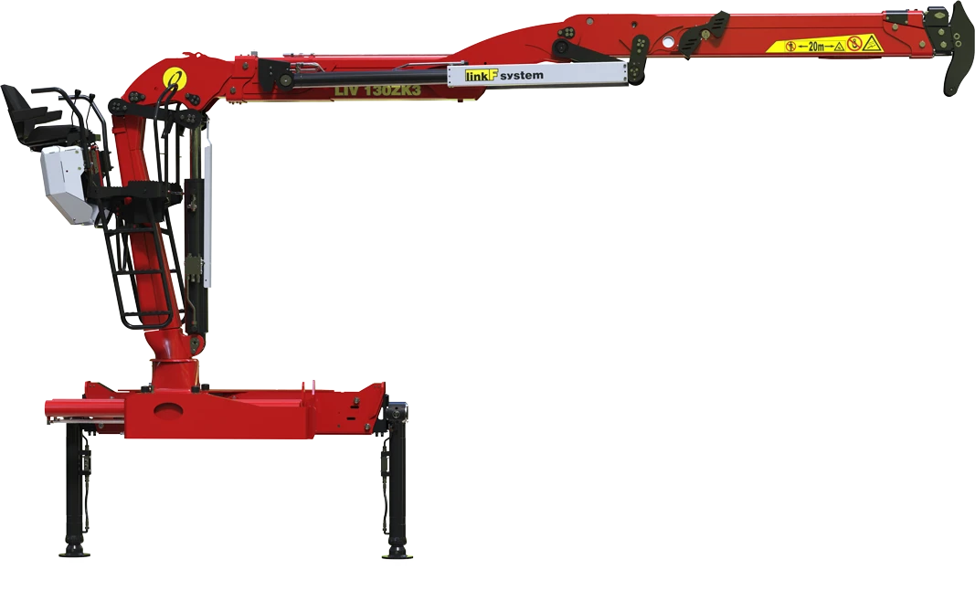 Hydraulic timber crane LIV 130ZK.