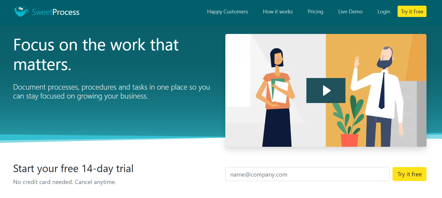  sweetprocess website