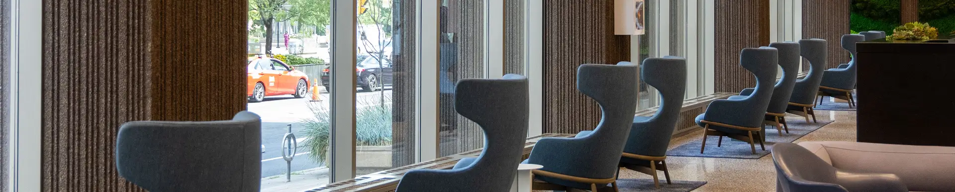 400 University Avenue Lobby - Curated Spaces for Creativity & Engagement