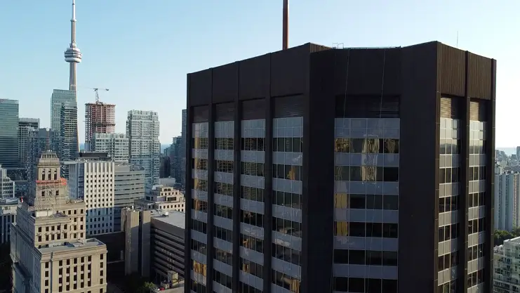 Exterior shot of 400 University Avenue - A Versatile Downtown Hub