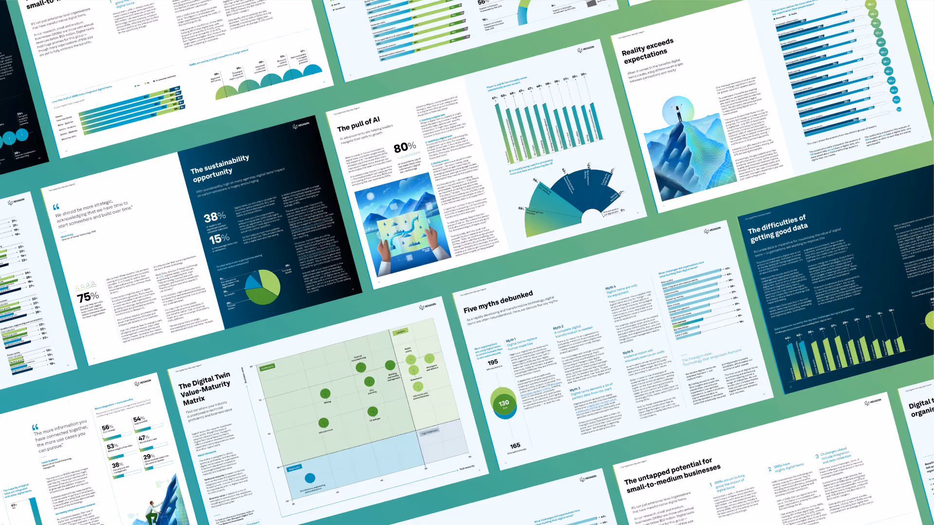 Infographic showing how AI is redefining knowledge management with statistics on European business leaders' views on knowledge access, tools, cost savings, and process improvements, plus key features sought in knowledge management platforms and a report download section.