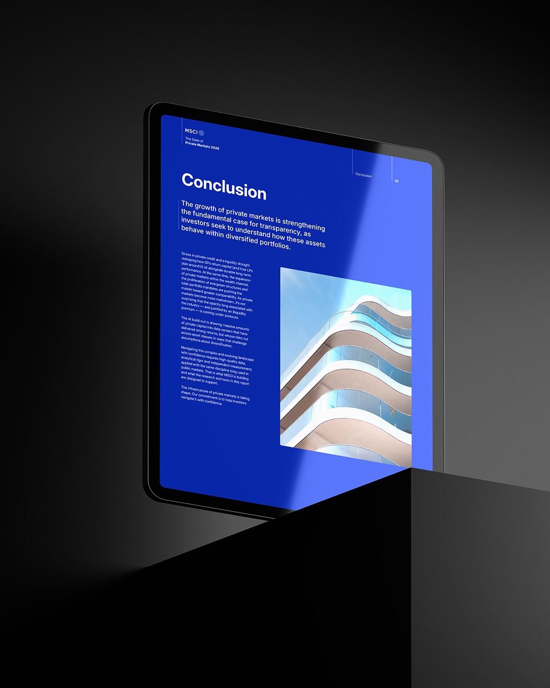 Notion promotional page for a report on Strategic Knowledge Management in the Age of AI, featuring key learnings on improving knowledge work with AI.
