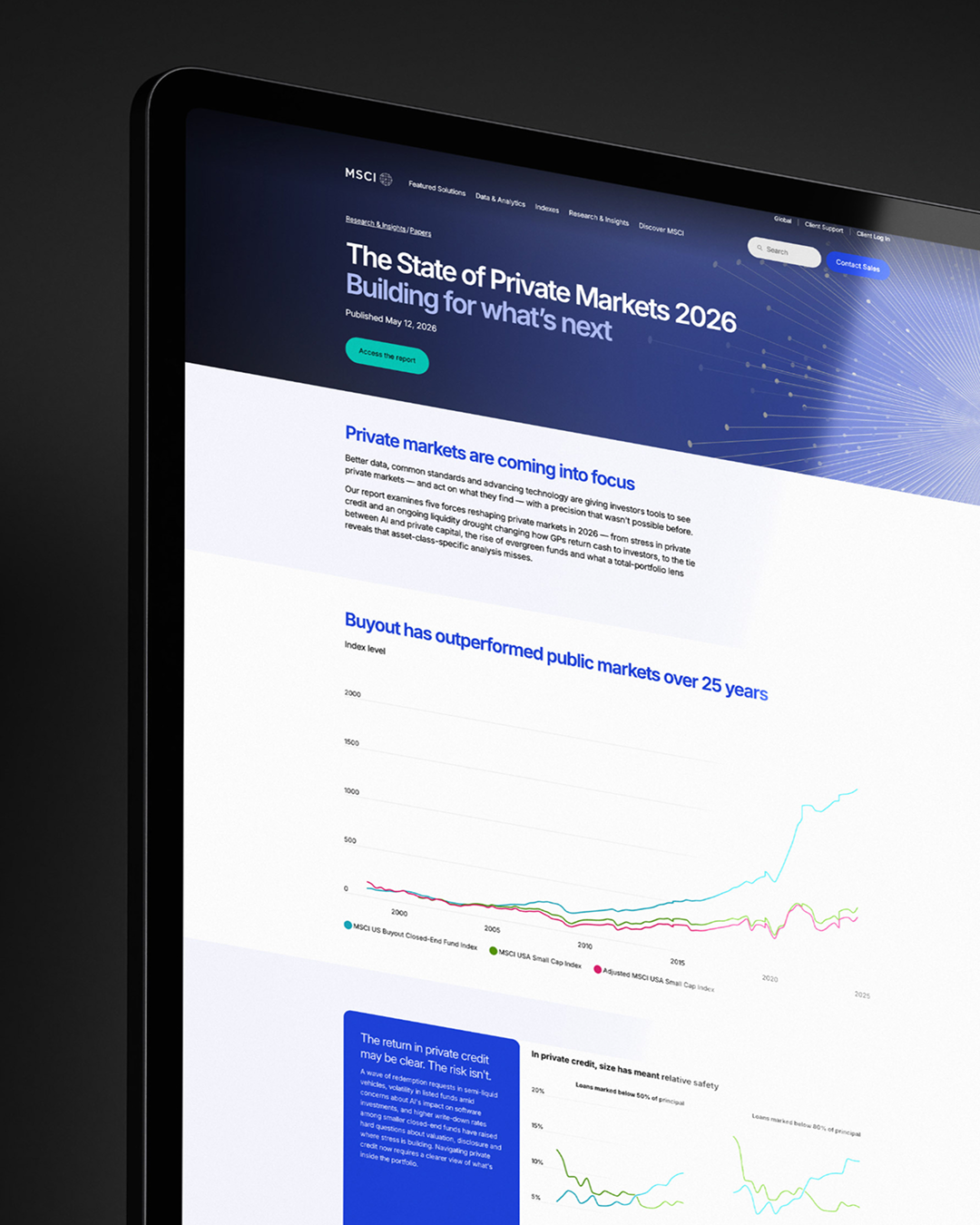 Notion promotional page for a report on Strategic Knowledge Management in the Age of AI, featuring key learnings on improving knowledge work with AI.