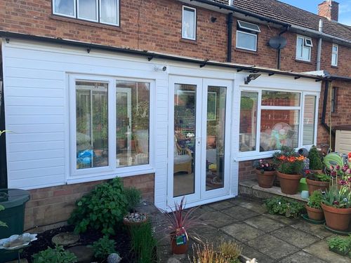 New upgraded guttering