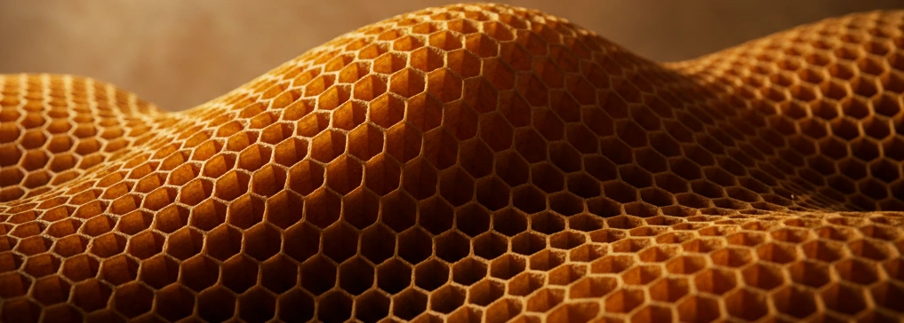Curved nomex honeycomb core material