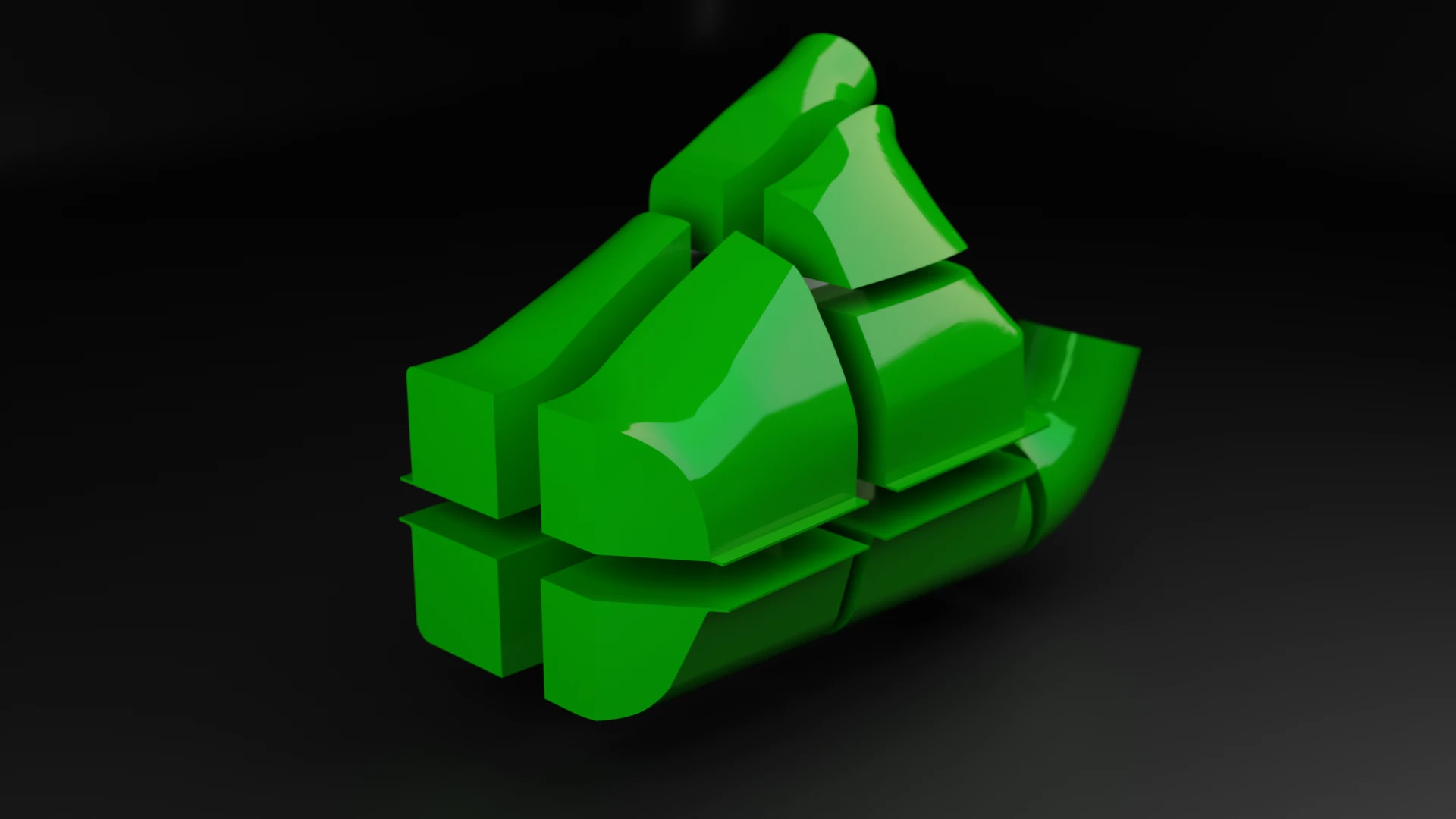 Large scale 3d printed mold for composite manufacturing.