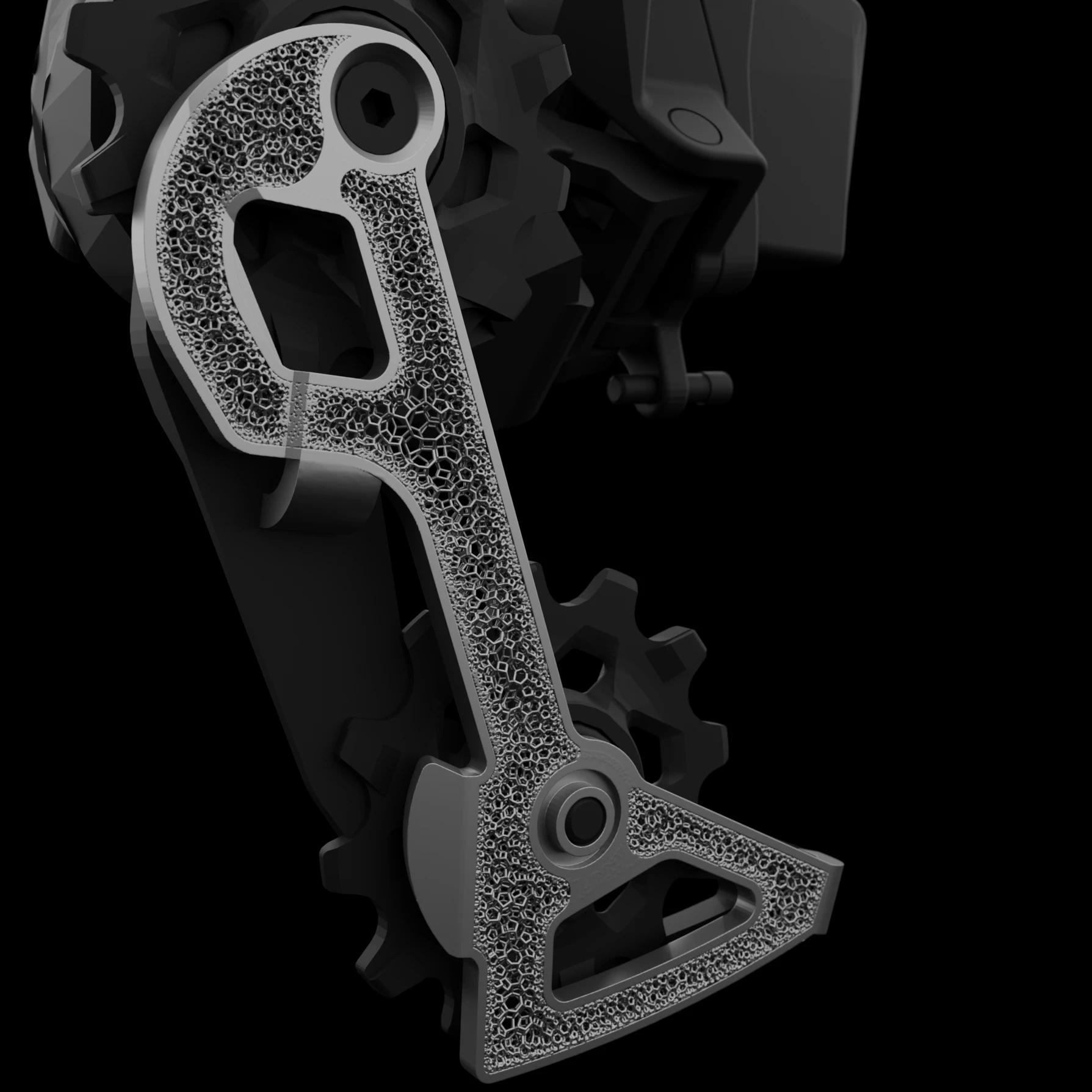 Lightweigthing with lattice structures