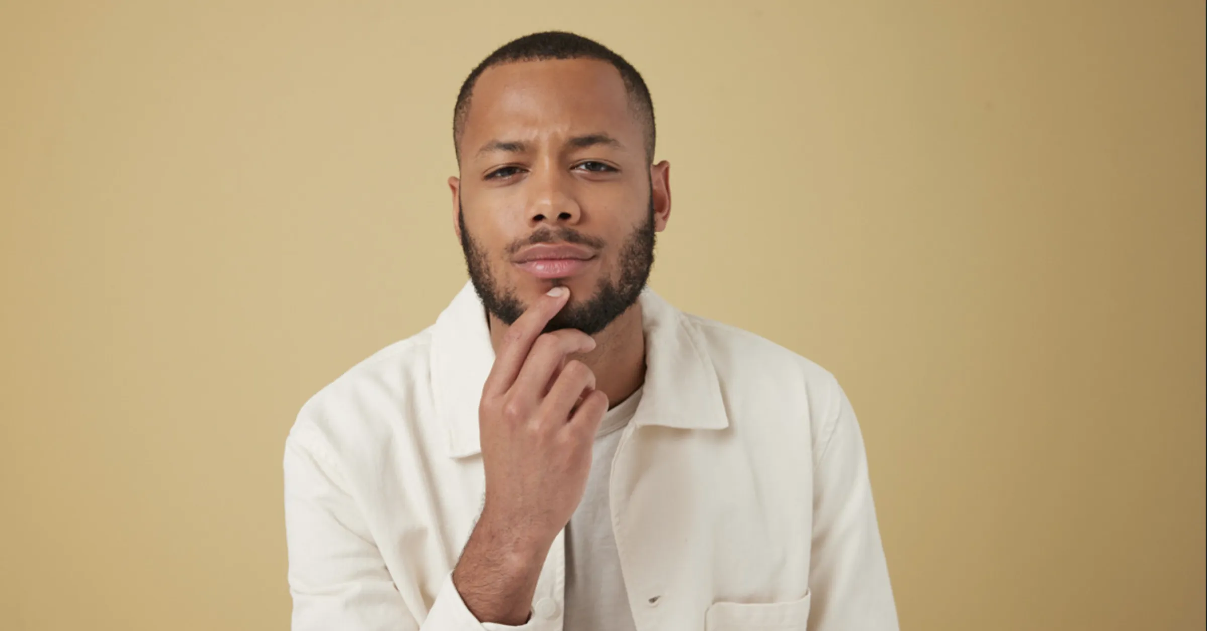 Pensive event marketer