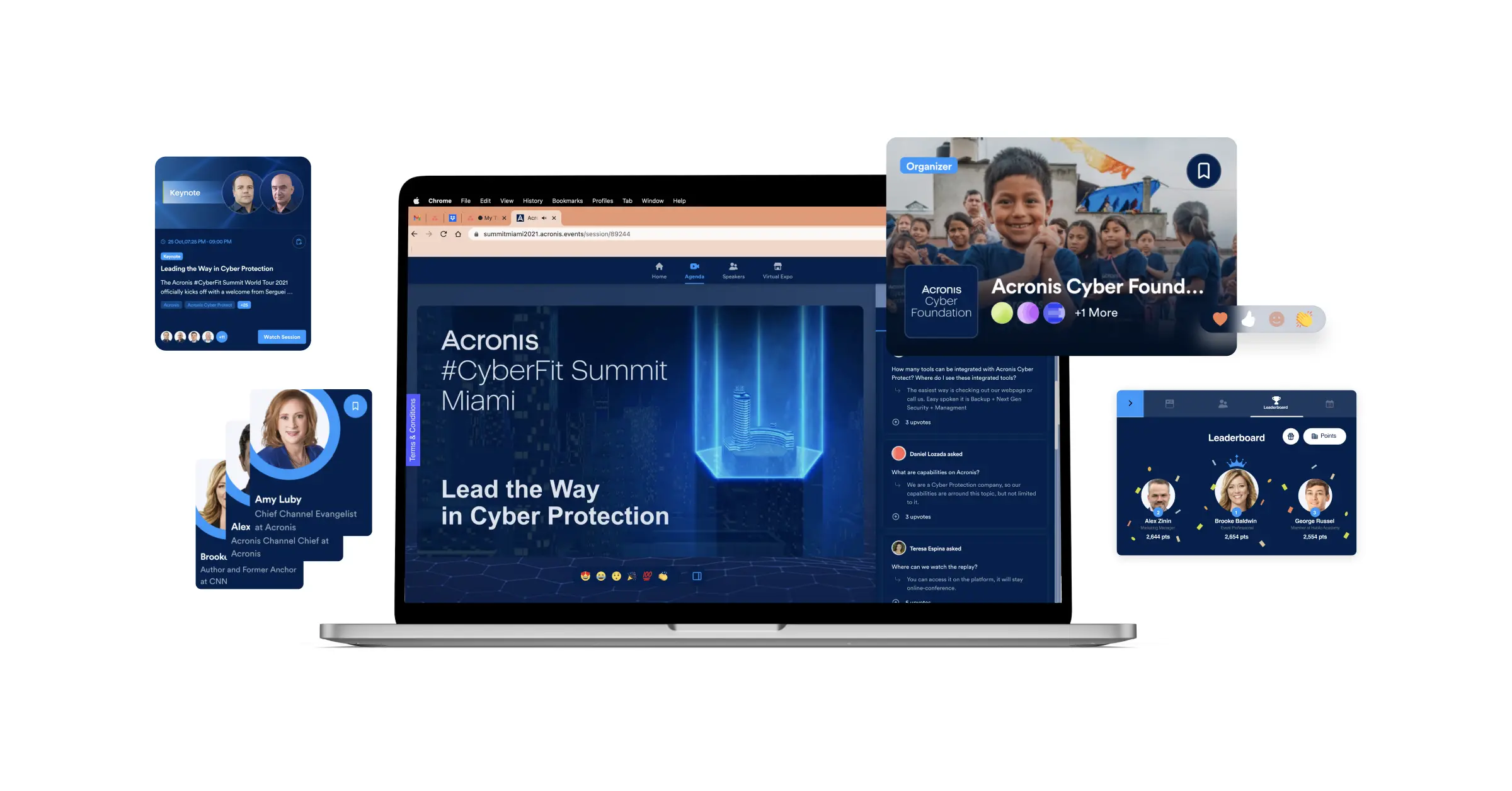 3K attendees visit 8k+ booths for the Acronis' #Cyberfit Hybrid Event