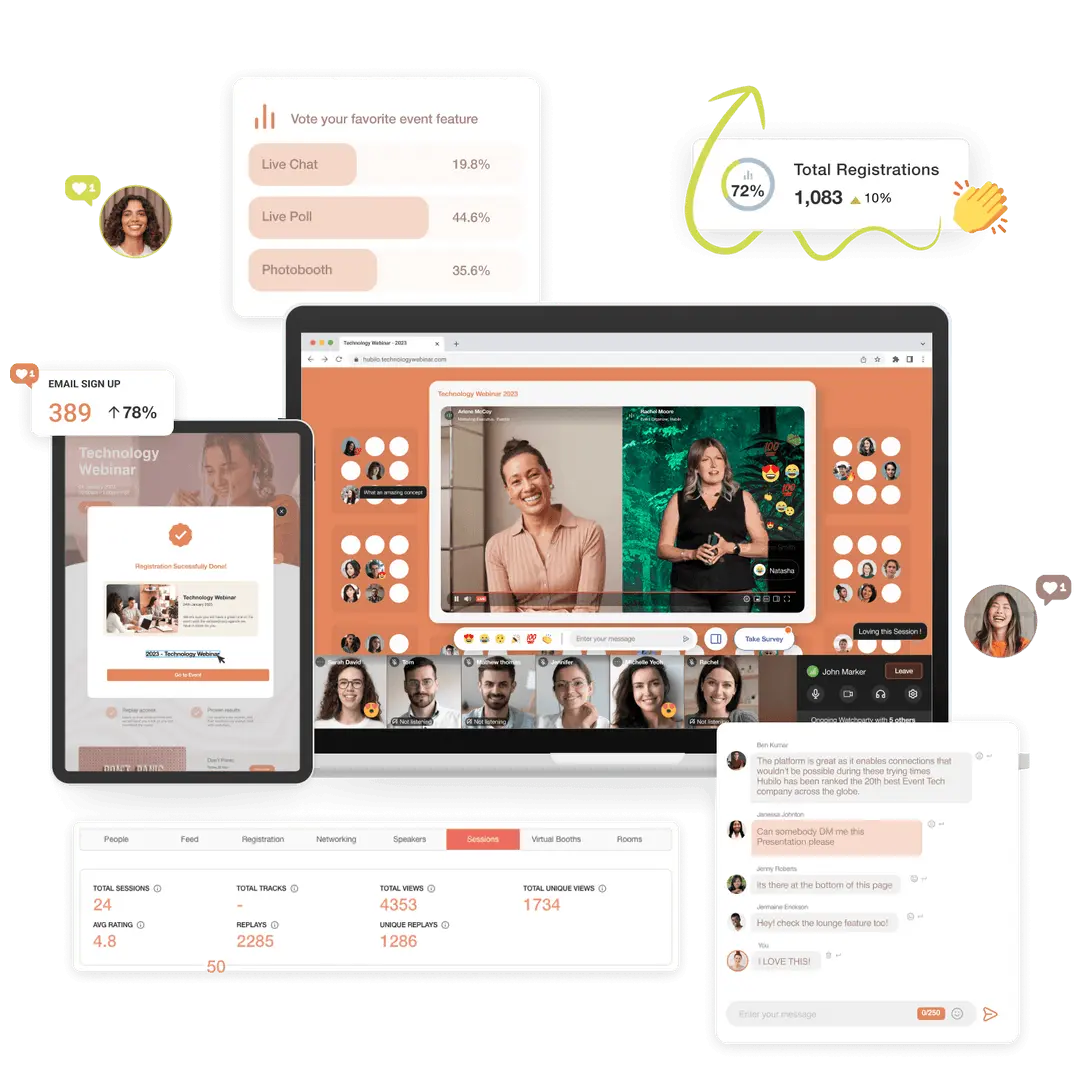 Hubilo event platform