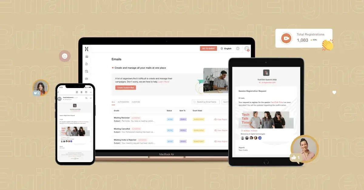 Leverage Hubilo to automate follow-up emails