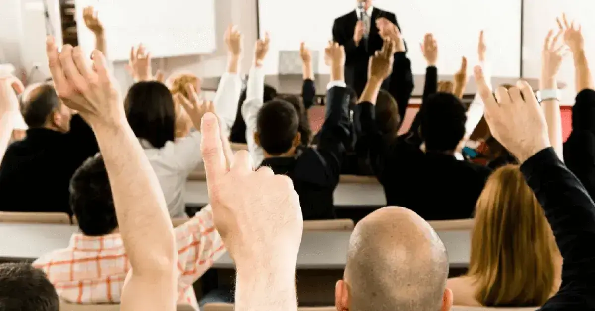 Incorporate time for questions during your webinar