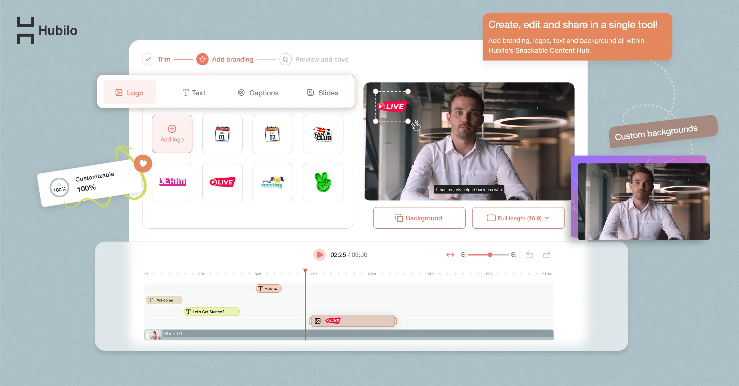Create content using a single tool with Video Shorts