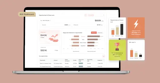 Hubilo's Revenue Impact Dashboard 