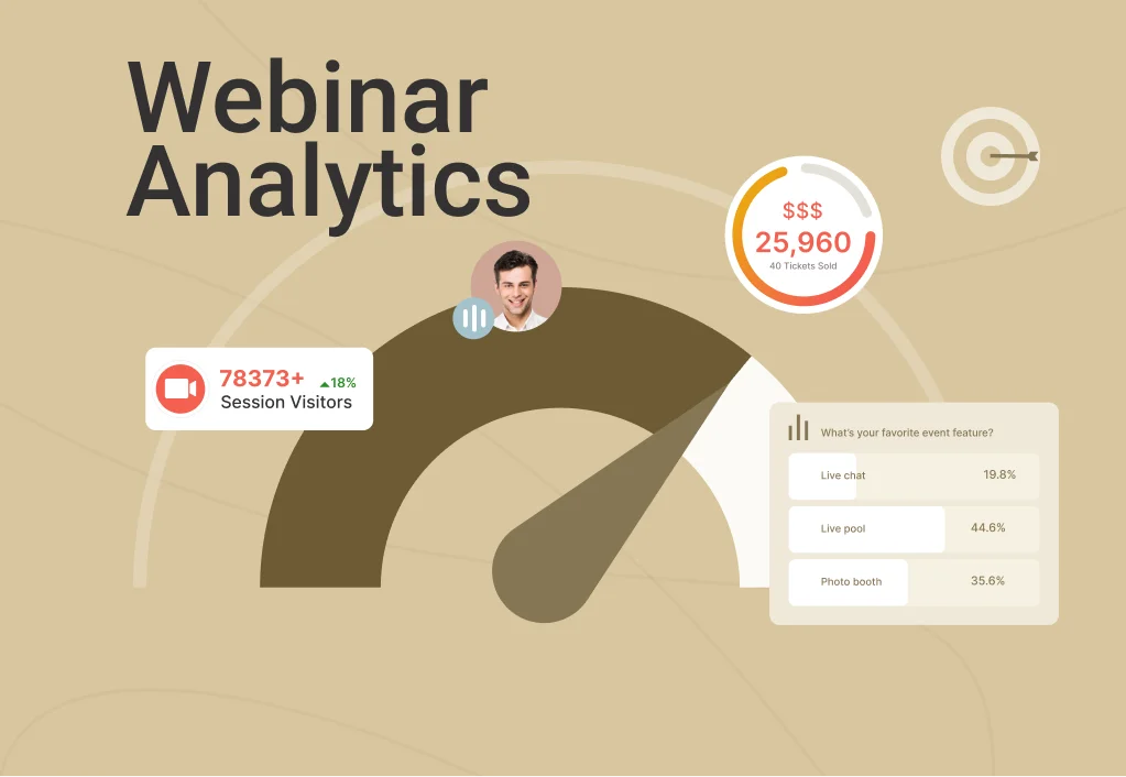 webinar analytics and reporting - Hubilo webinar platform www.hubilo.com