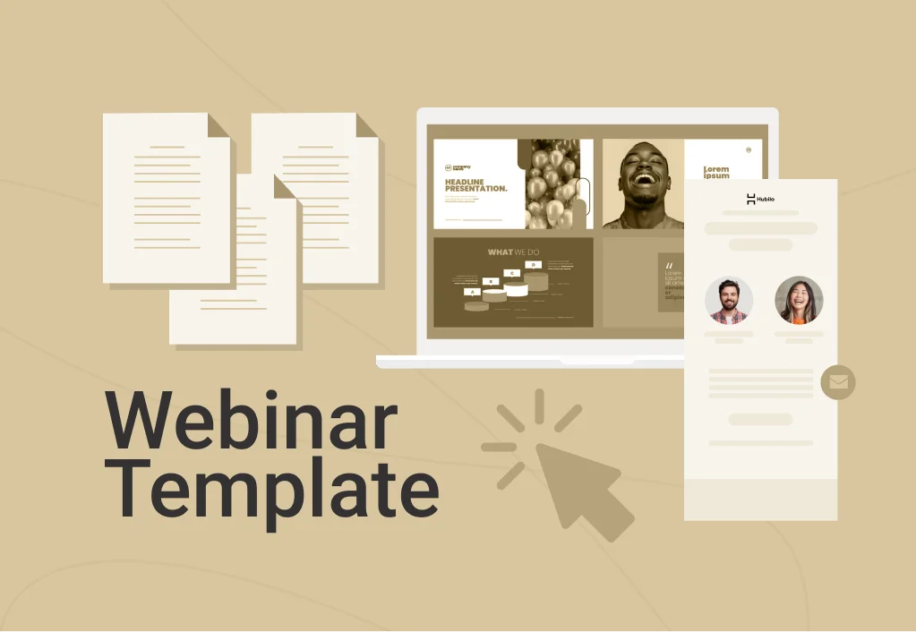 webinar templates - Hubilo webinar platform www.hubilo.com