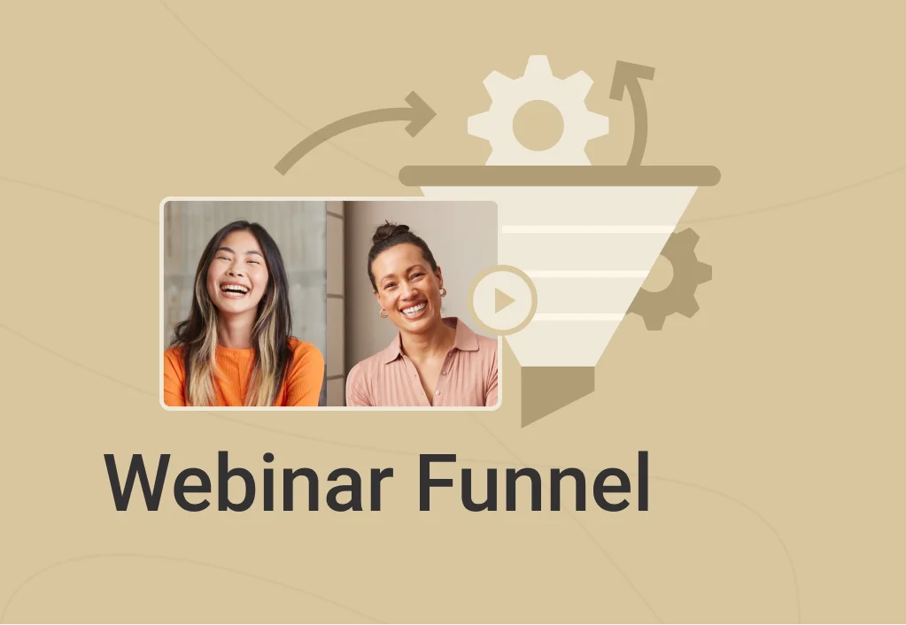 webinar funnel - Webinar platform Hubilo Webinar+ www.hubilo.com