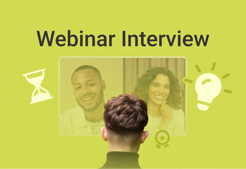 webinar interview - Webinar platform Hubilo Webinar+ www.hubilo.com