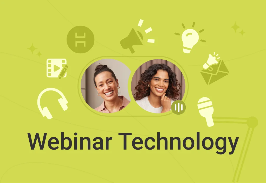 webinar technology - Webinar platform Hubilo Webinar+ www.hubilo.com