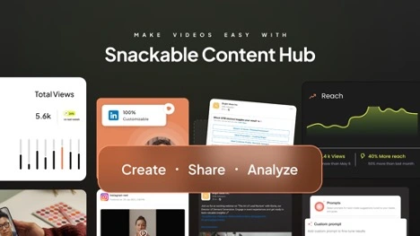Hubilo’s Snackable Content Hub