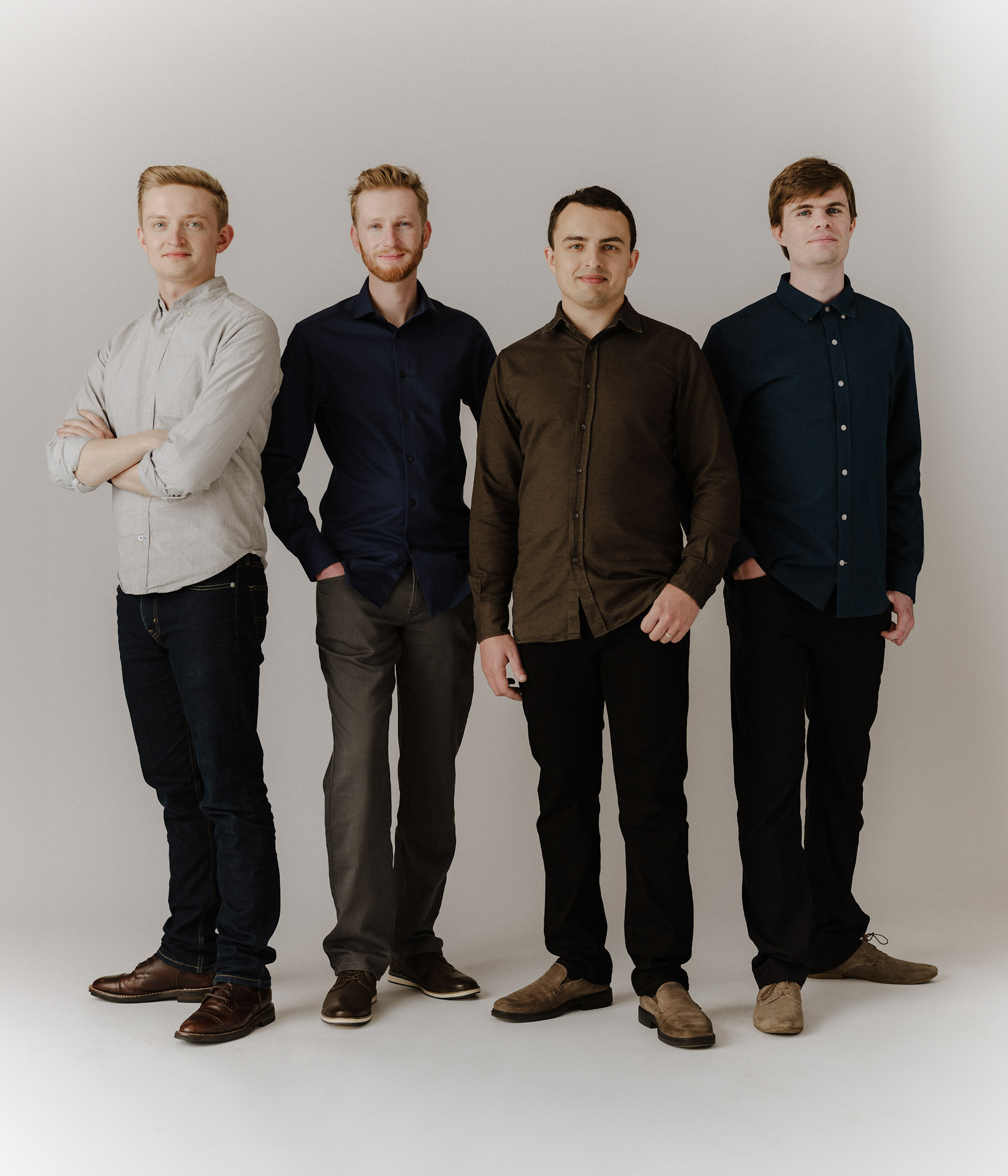 Group photo of four WindBorne co-founders