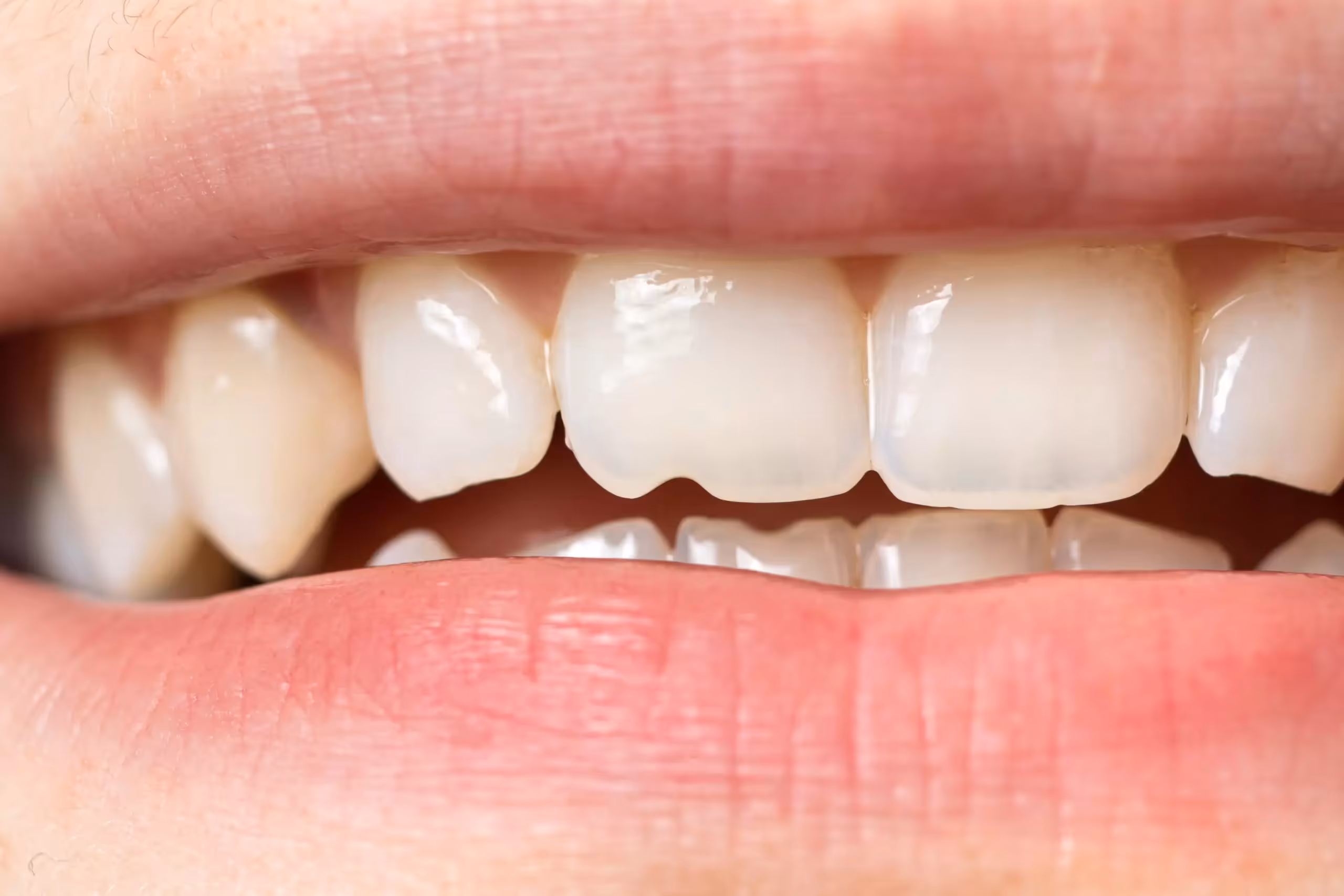 Dientes con desgaste dental