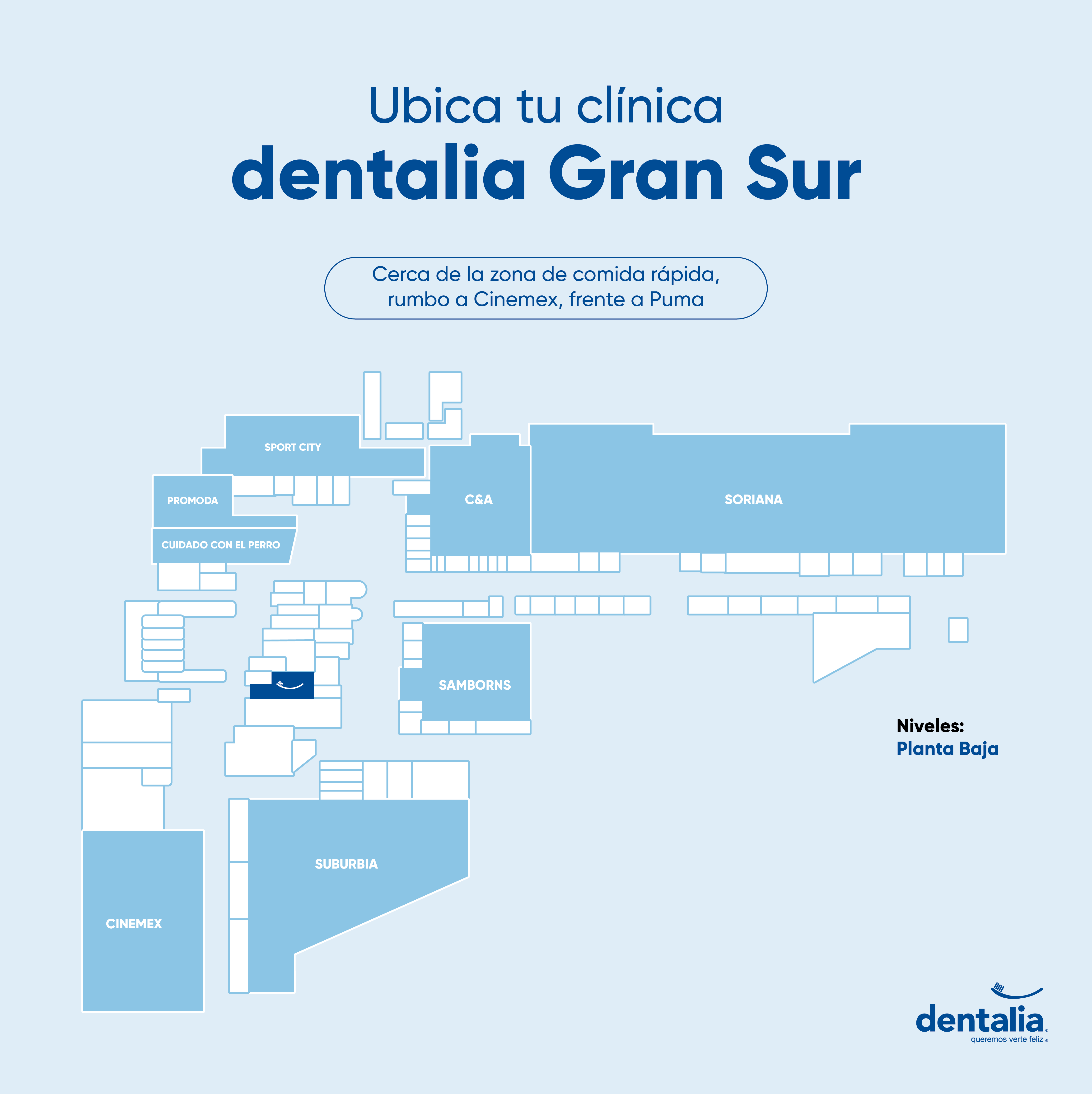 Dentro de la plaza comercial La Gran Plaza, segundo piso, frente a tienda de celulares.
