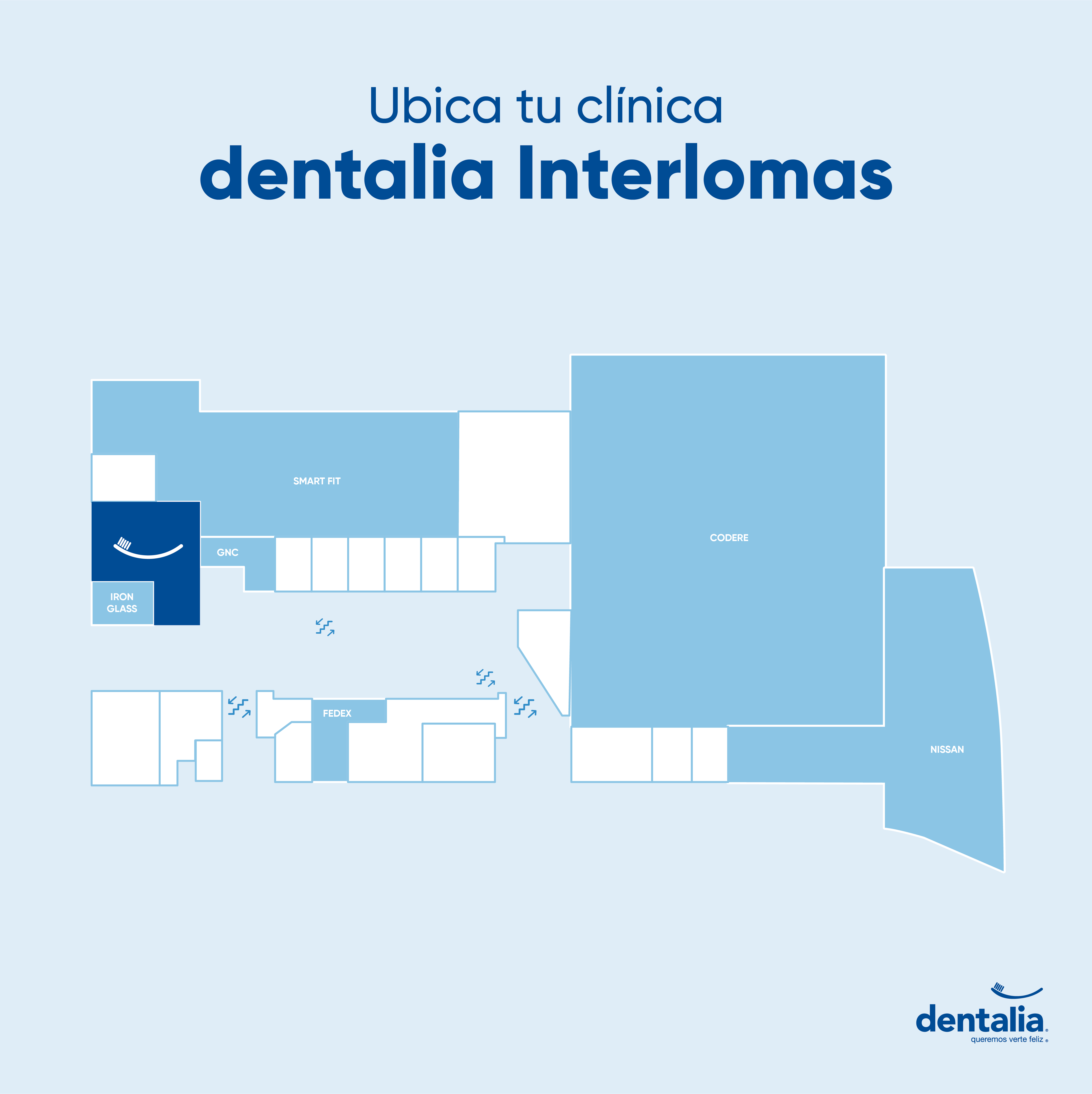 Abajo de tienda de conveniencia, frente a tienda de colchones.