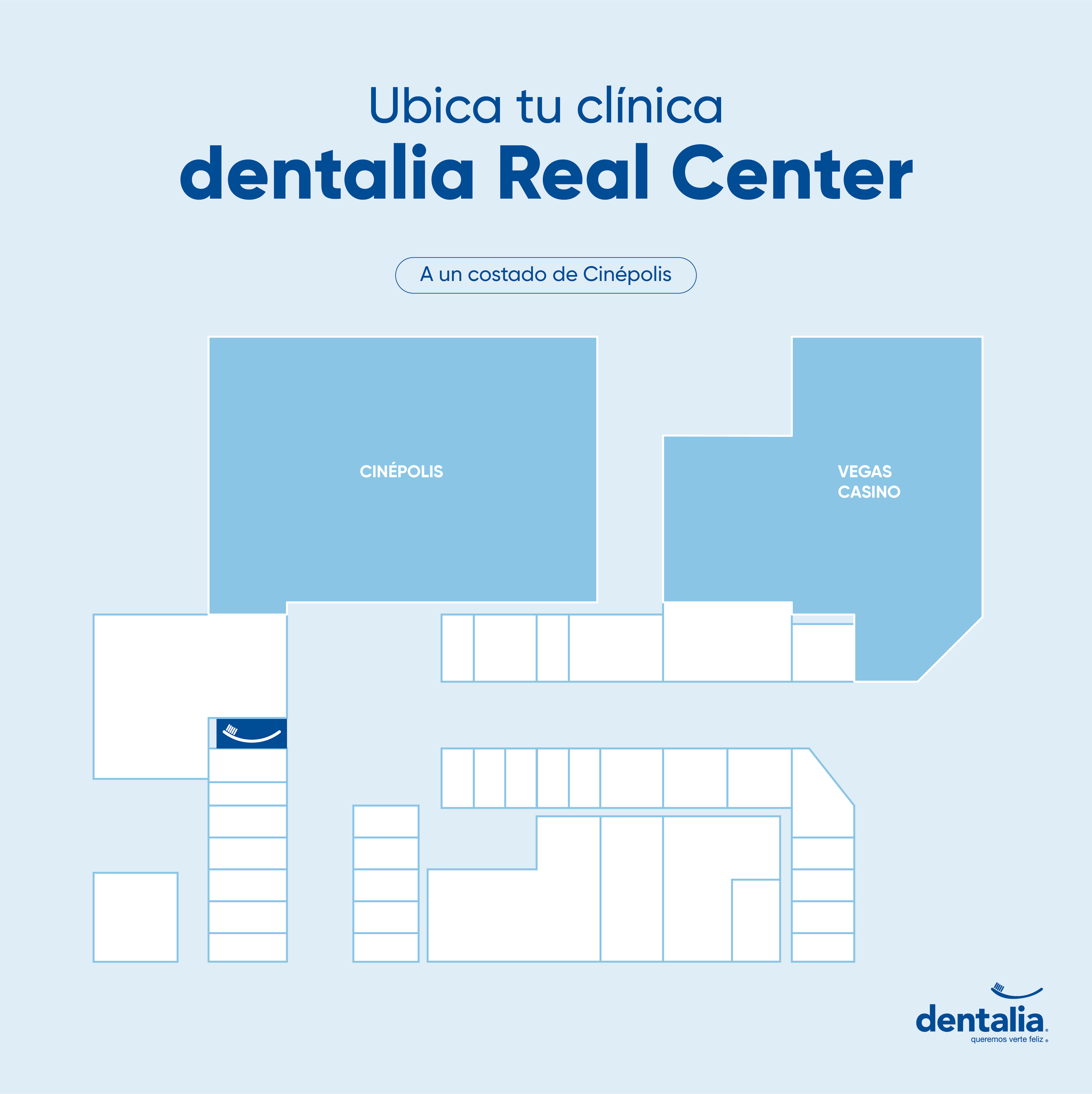 Entrando por la tienda de mascotas al fondo, a lado del cine.