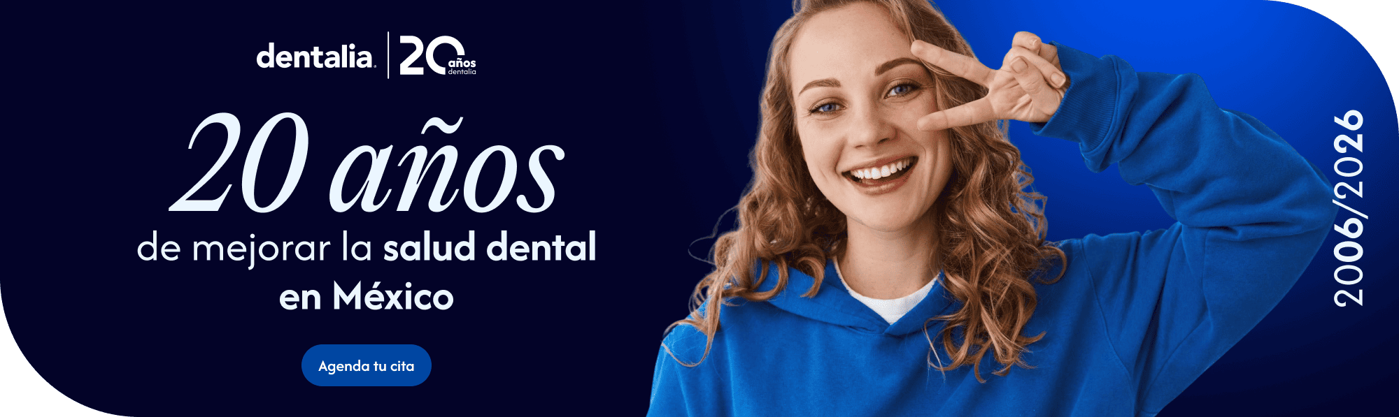 20 años expertos en tu salud dental. ¡Descubre nuestras promociones de aniversario!