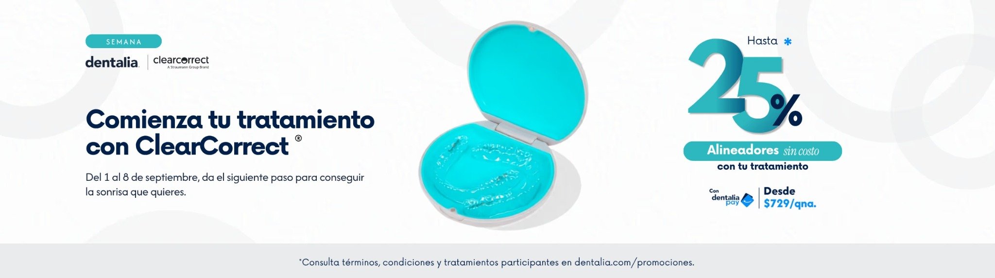 Tu sonrisa, tu mejor alineación. Hasta 25% de descuento.
Alineadores al mejor precio.