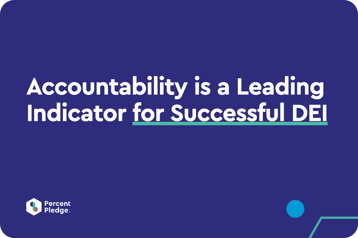 Accountability is a Leading Indicator for Successful DEI