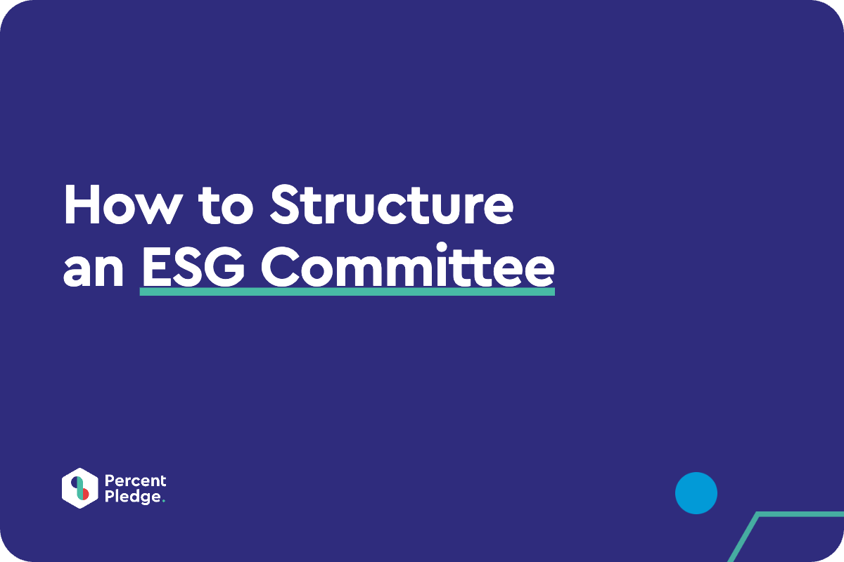 How to Structure an ESG Committee
