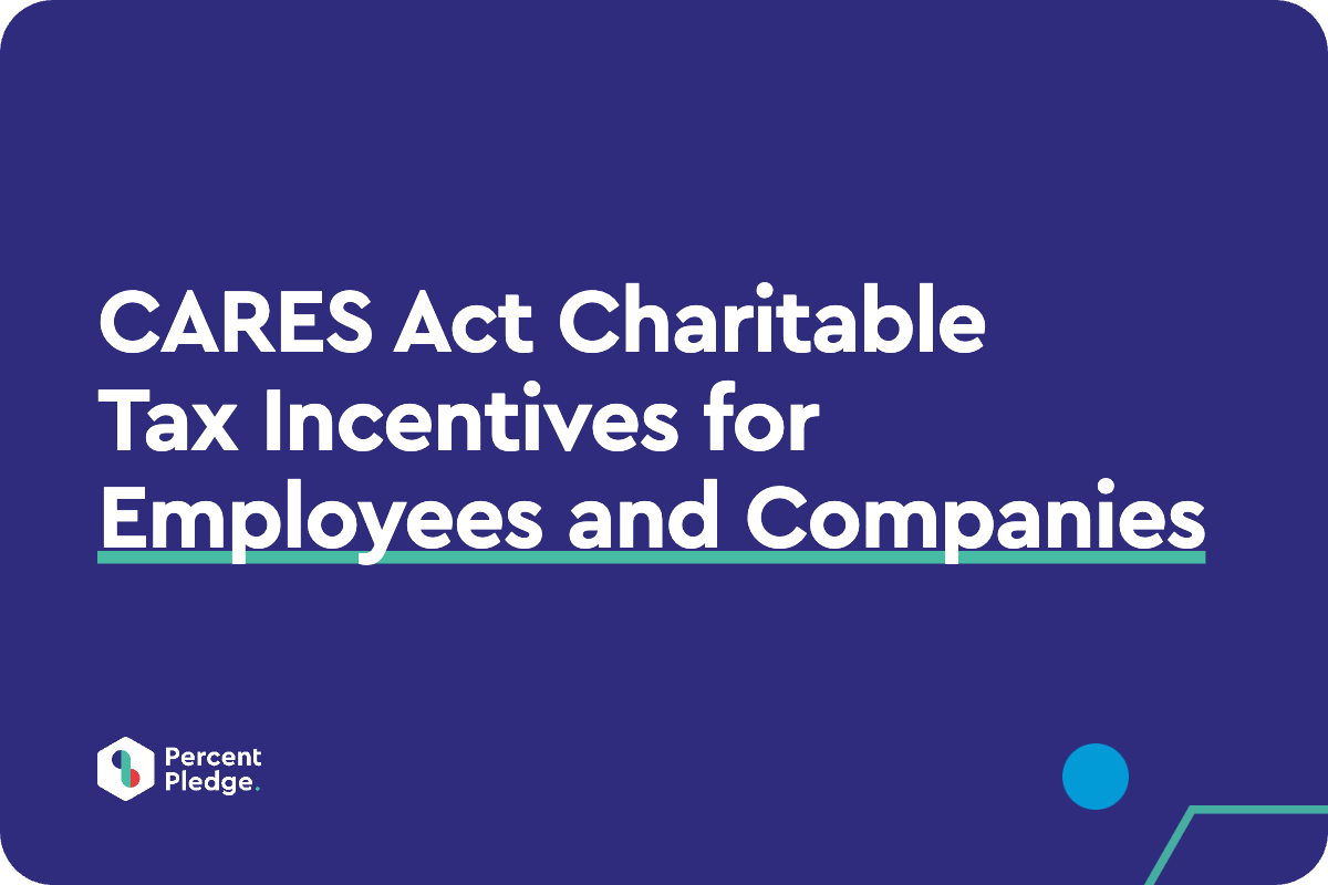 CARES Act Charitable Tax Incentives for Employees and Companies