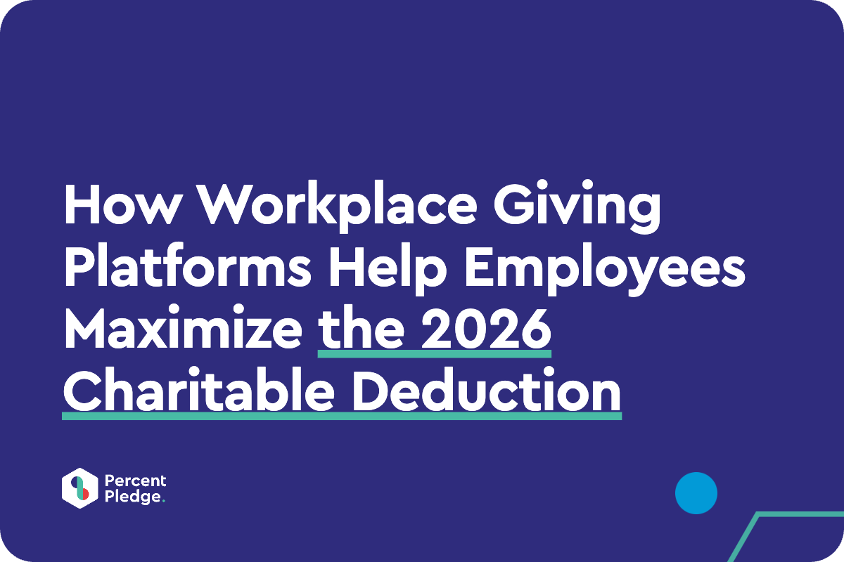 How Workplace Giving Platforms Help Employees Maximize the 2026 Charitable Deduction