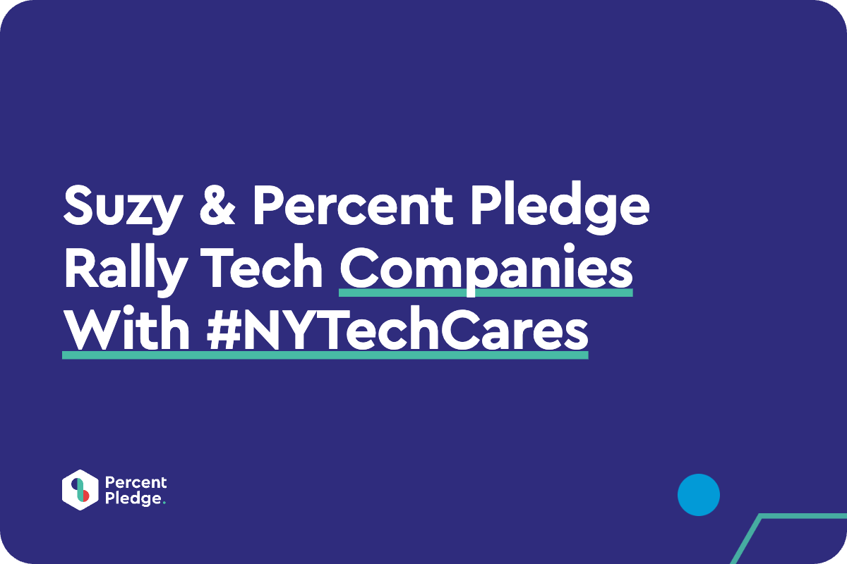 Suzy & Percent Pledge Rally Tech Companies With #NYTechCares