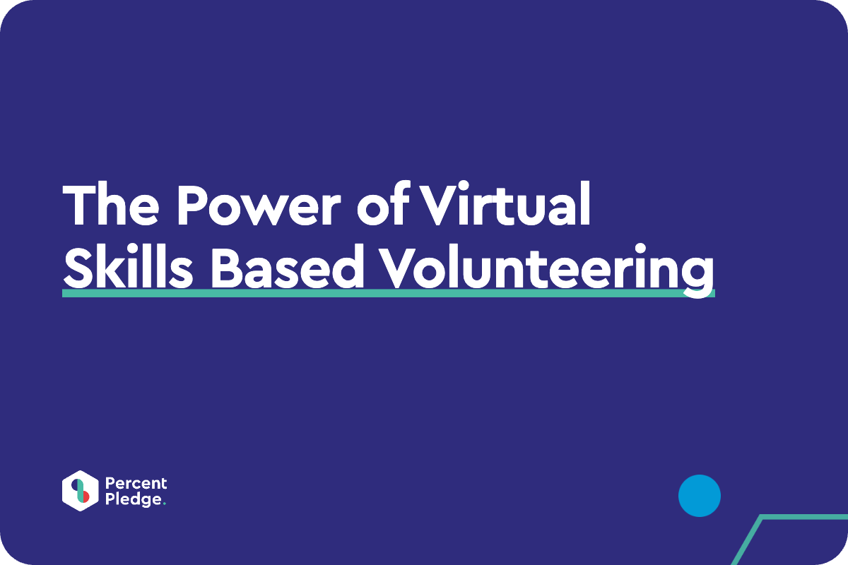 The Power of Virtual Skills Based Volunteering