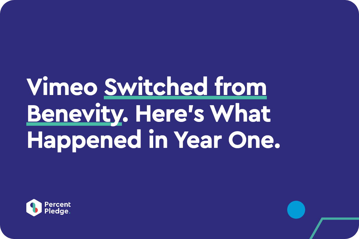 Vimeo Switched from Benevity. Here's What Happened in Year One.