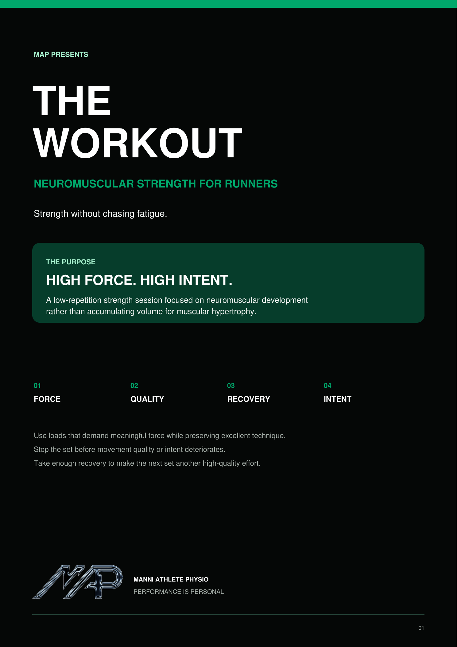 THE WORKOUT cover