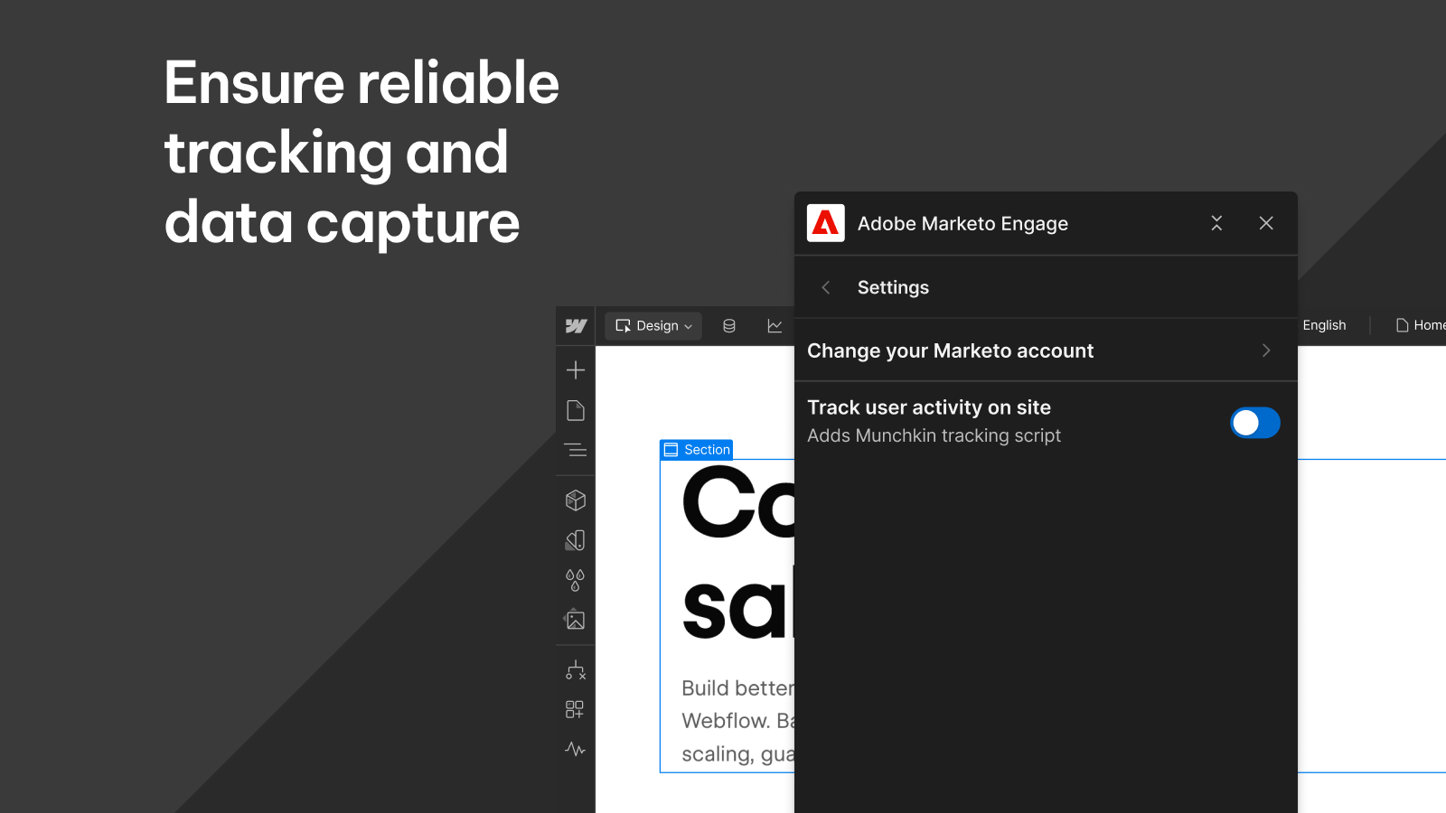 Ensure reliable tracking and data capture