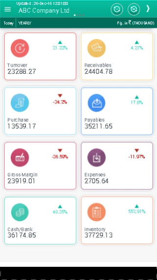 Tally app screenshot