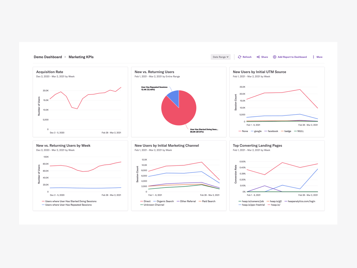 Heap app screenshot
