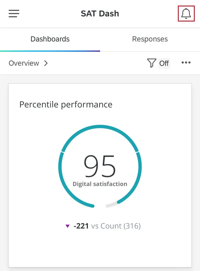 Qualtrics XM app screenshot