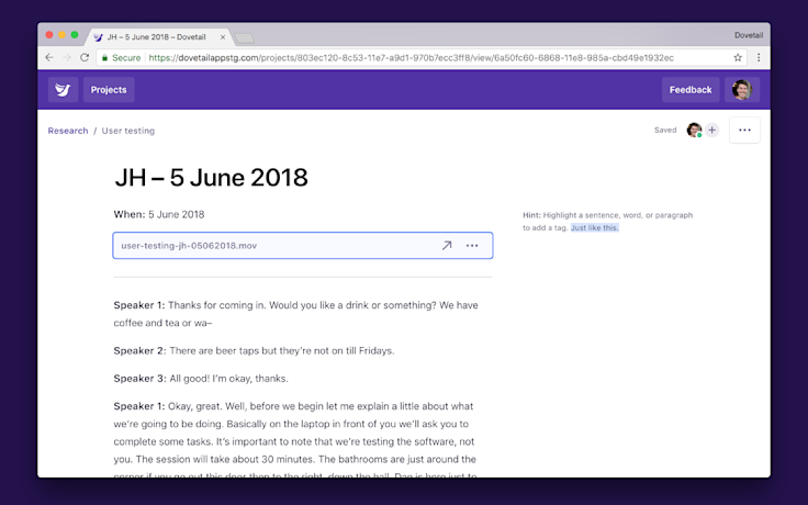Dovetail now supports images and files with drag and drop