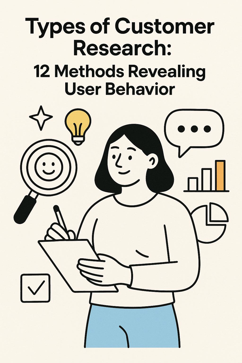Types of Customer Research: The 12 Methods That Actually Reveal Why Users Act (Not Just What They Say)