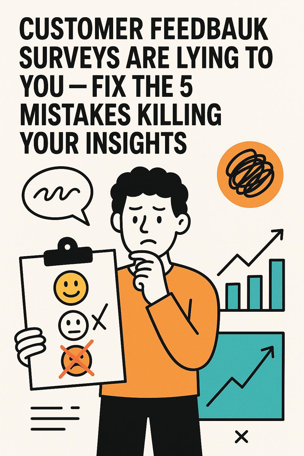 Customer Feedback Surveys Are Lying to You — Fix the 5 Mistakes Killing Your Insights