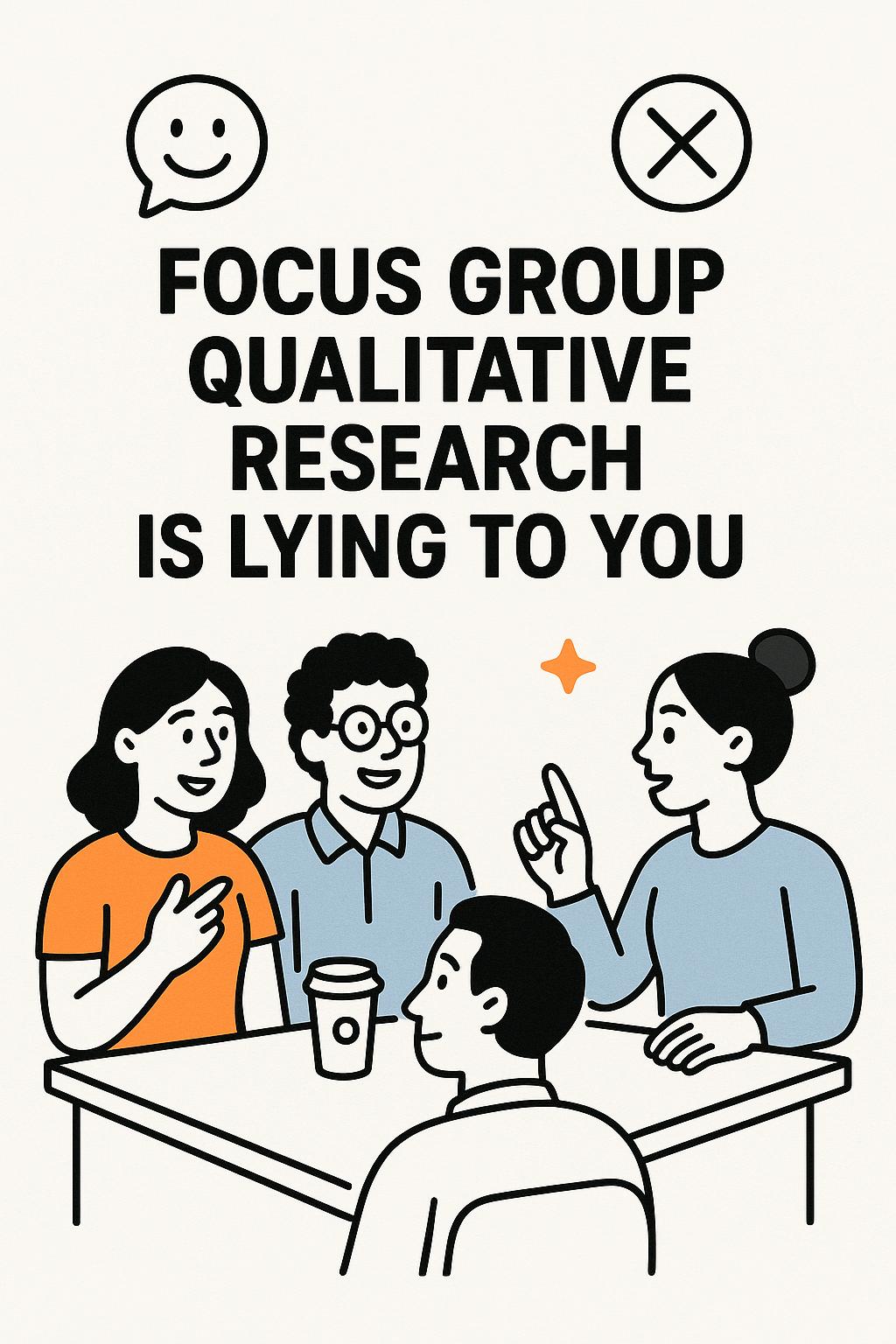 Focus Group Qualitative Research Is Lying to You (And What Top Researchers Do Instead)