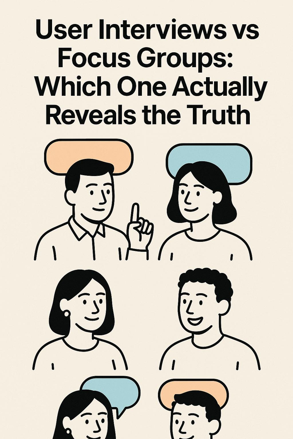 User Interviews vs Focus Groups: Which One Actually Reveals the Truth (Most Teams Get This Wrong)